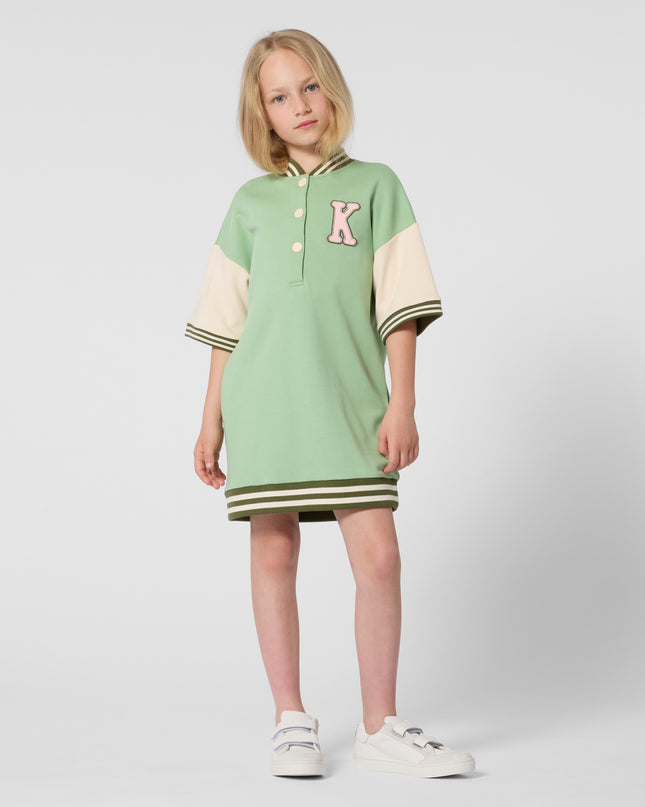 kids atelier kenzo Quiet Green Kenzo Varsity Dress