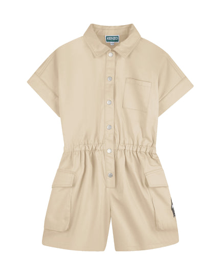 kids atelier kenzo Beige Kenzo Utility Romper