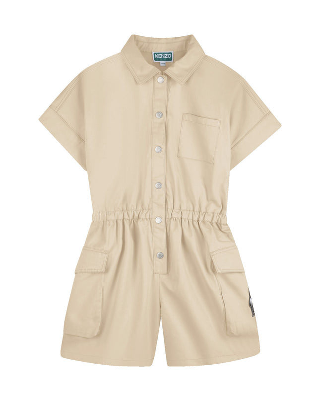 kids atelier kenzo Beige Kenzo Utility Romper
