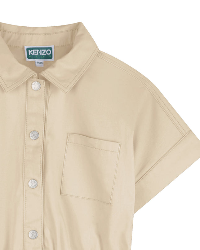 kids atelier kenzo Beige Kenzo Utility Romper