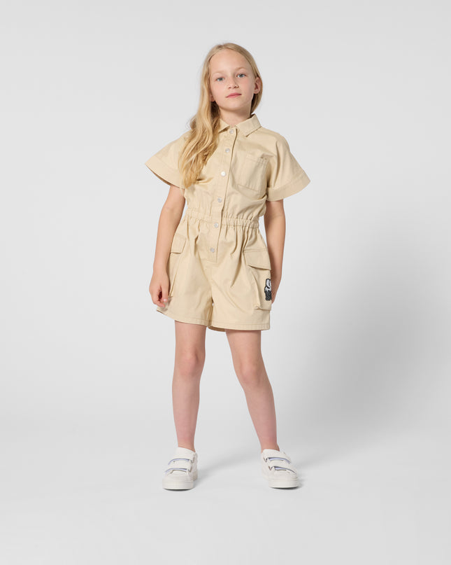 kids atelier kenzo Beige Kenzo Utility Romper