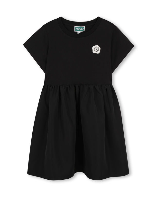 kids atelier kenzo Black Kenzo Flared Dress