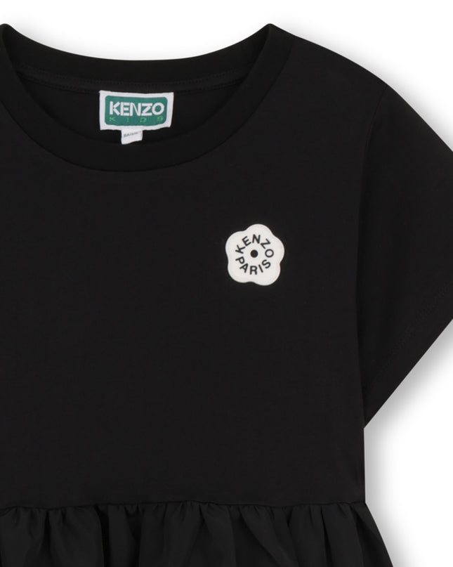 kids atelier kenzo Black Kenzo Flared Dress