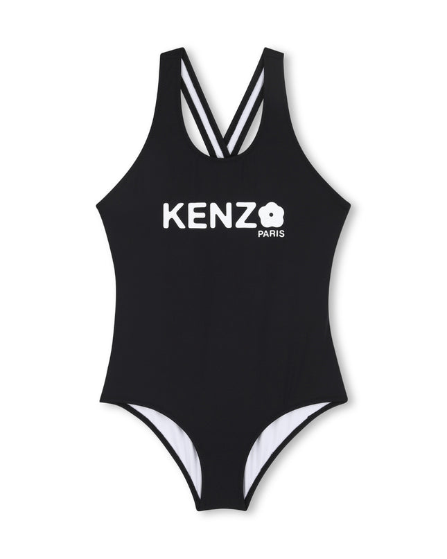 kids atelier kenzo Black Kenzo One-Piece Swimsuit
