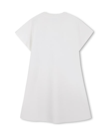 kids atelier kenzo White Kenzo Logo Dress