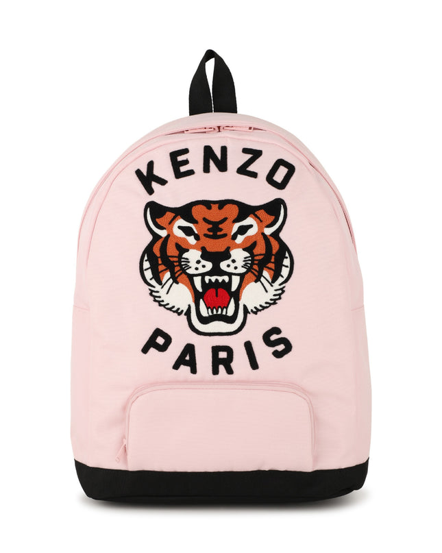 kids atelier kenzo Light Pink Kenzo Tiger Backpack