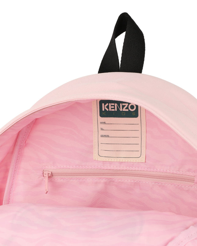 kids atelier kenzo Light Pink Kenzo Tiger Backpack