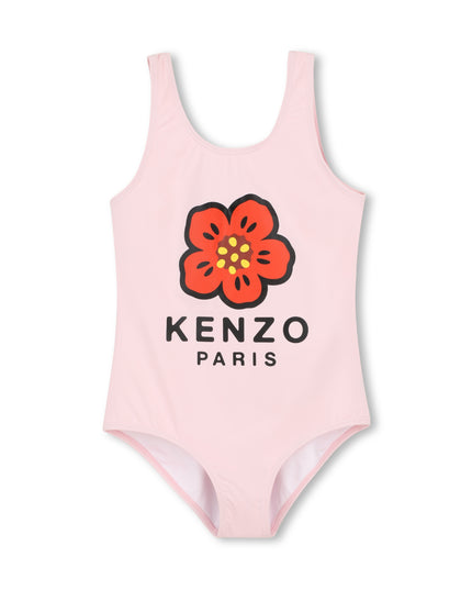 kids atelier kenzo Light Pink Kenzo Floral Swimsuit