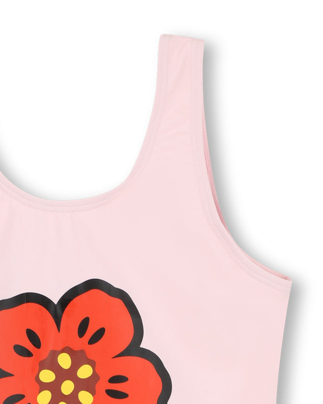 kids atelier kenzo Light Pink Kenzo Floral Swimsuit