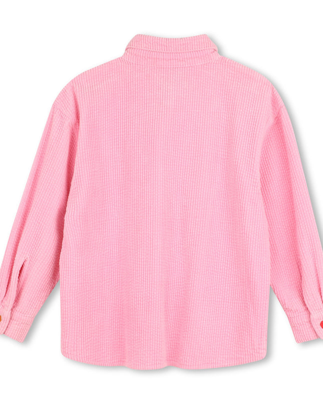 kidsatelier-KENZO-Pink Corduroy Shirt