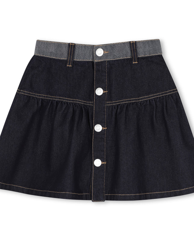 kids atelier kenzo Blue Denim Skirt