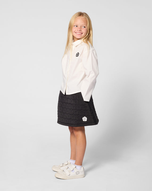 kidsatelier-KENZO-Black Quilted Skirt