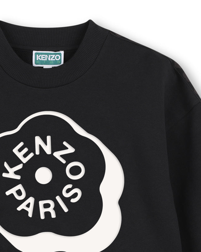 kidsatelier-KENZO-Black Logo Sweatshirt