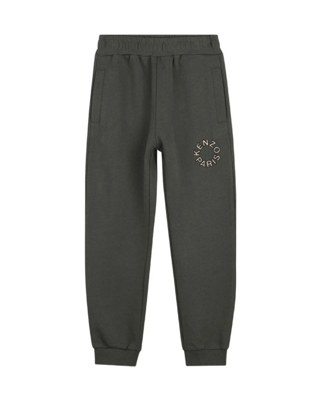 kidsatelier-KENZO-Green Logo Sweat Set