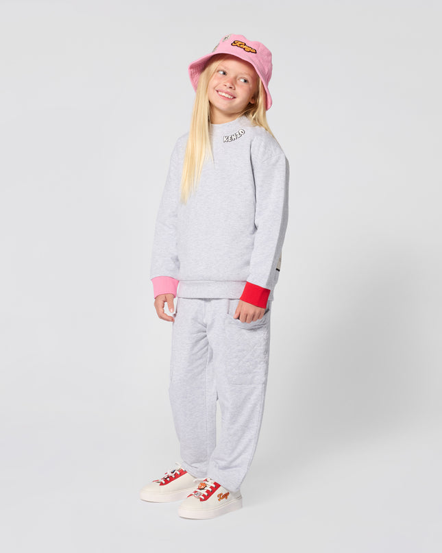 kidsatelier-KENZO-Pink Corduroy Bucket Hat