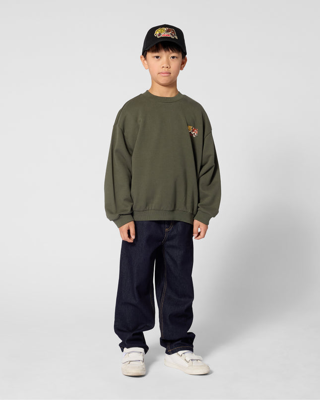 kidsatelier-KENZO-Black Embroidered Cap