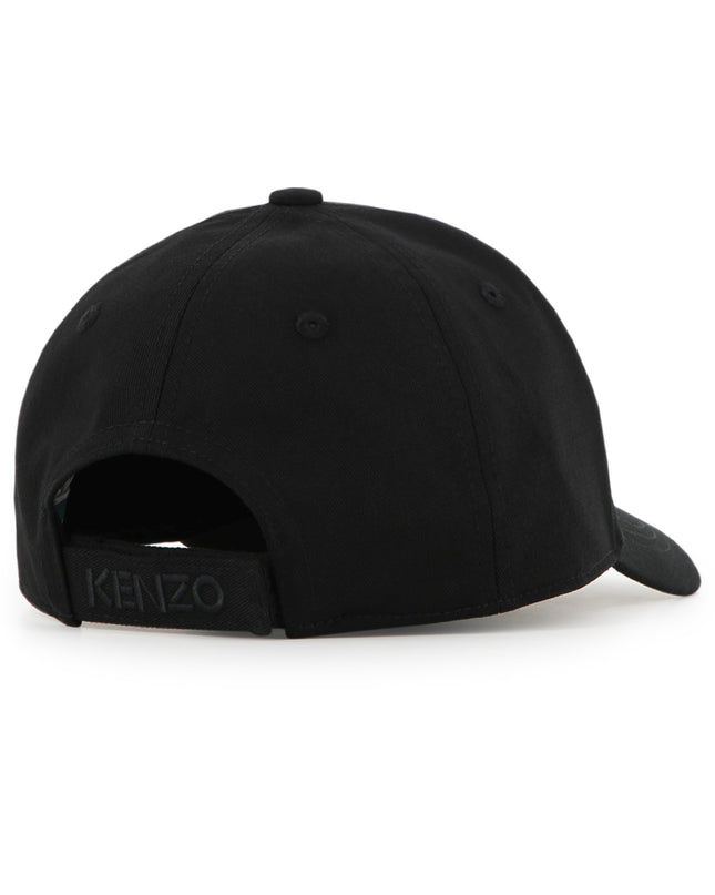kidsatelier-KENZO-Black Embroidered Cap
