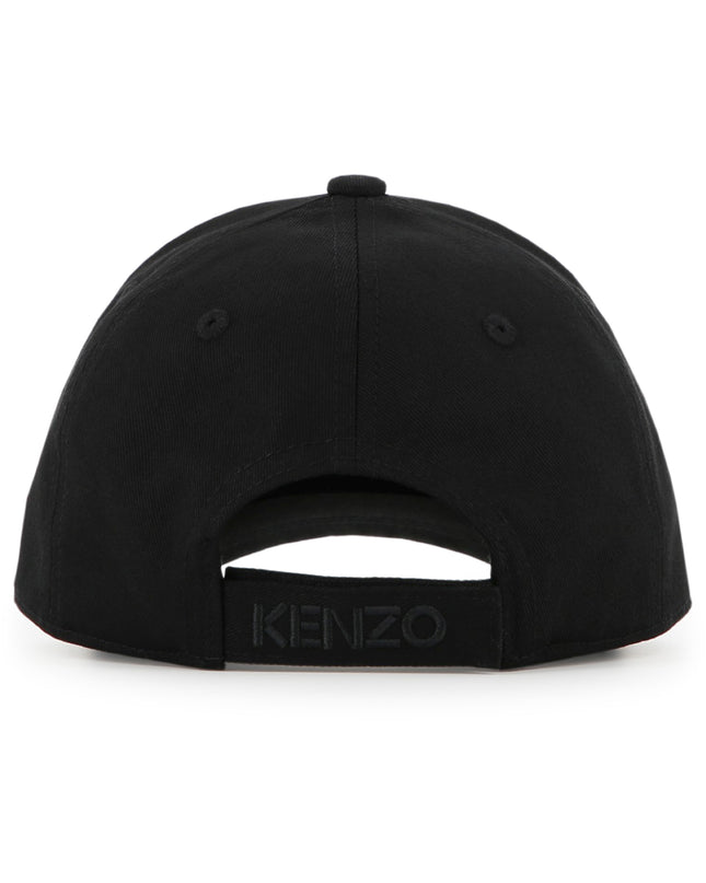 kidsatelier-KENZO-Black Embroidered Cap
