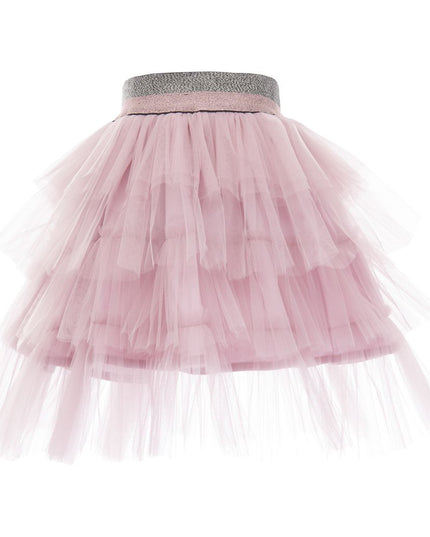 Pinolini-Soft Pink Midi Tulle Skirt-ESS01