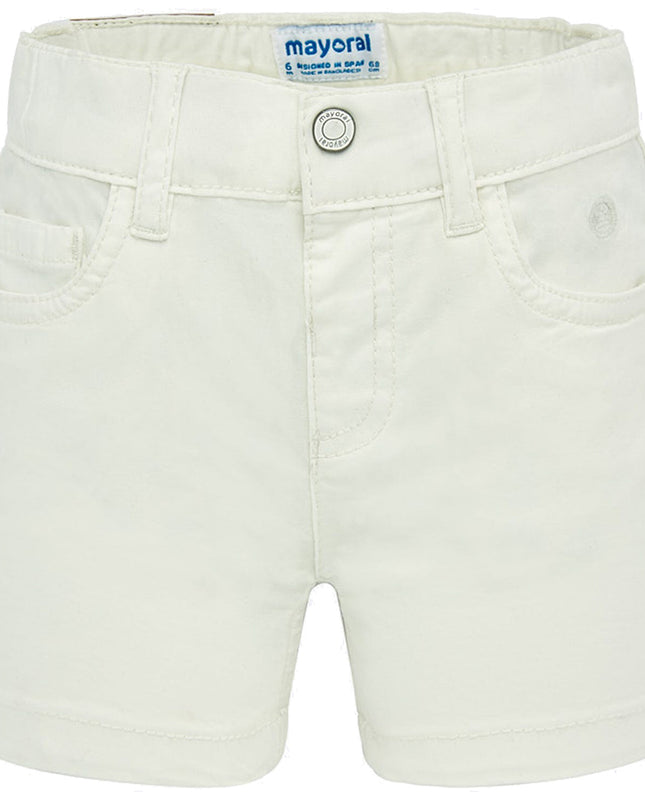 BABY Mayoral-206-93-Natural-Basic 5 pockets twill shorts