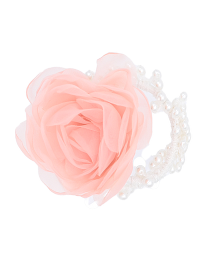 mimi tutu-MTPCS25001-Tulle Rose Scrunchie