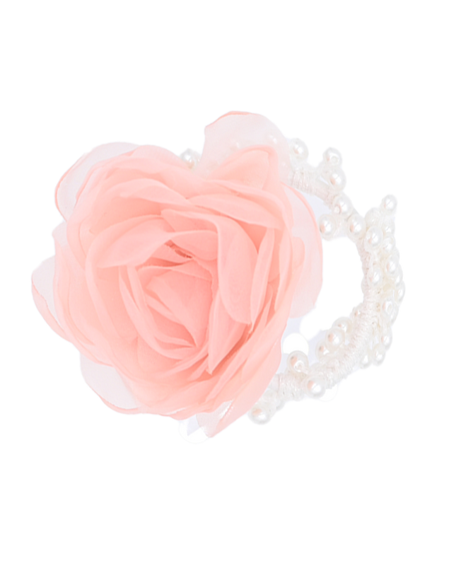 mimi tutu-MTPCS25001-Tulle Rose Scrunchie