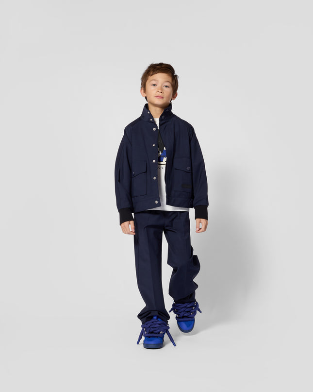 kids atelier lanvin Blue Low‑Top Sneakers