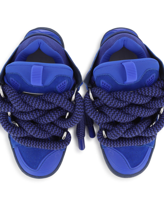 kids atelier lanvin Blue Low‑Top Sneakers