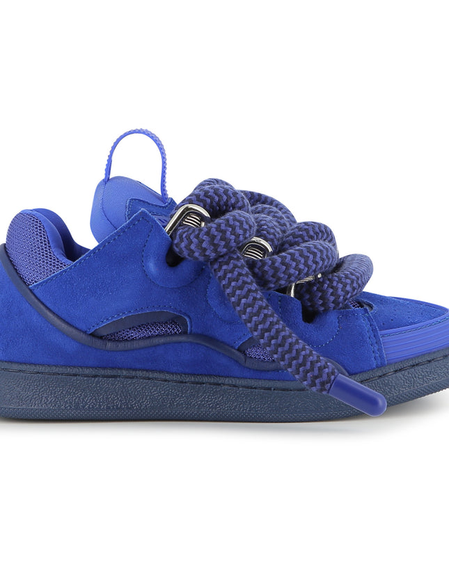 kids atelier lanvin Blue Low‑Top Sneakers