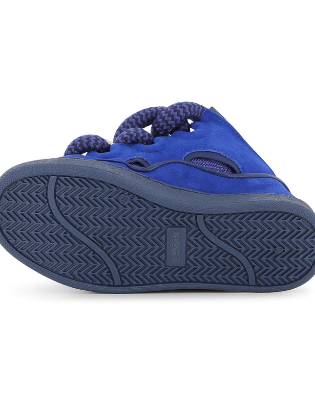 kids atelier lanvin Blue Low‑Top Sneakers