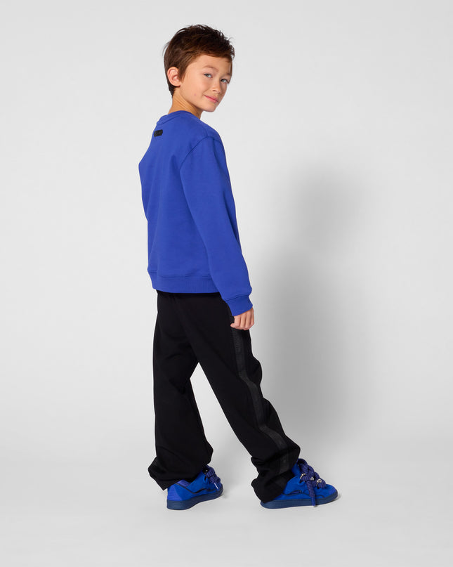 kids atelier lanvin Blue Low‑Top Sneakers
