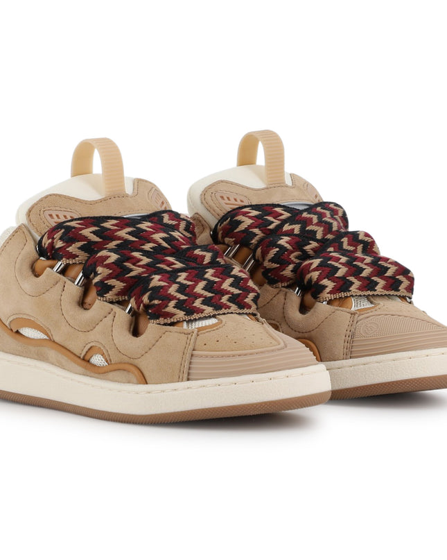 kids atelier lanvin Beige Low‑Top Trainers