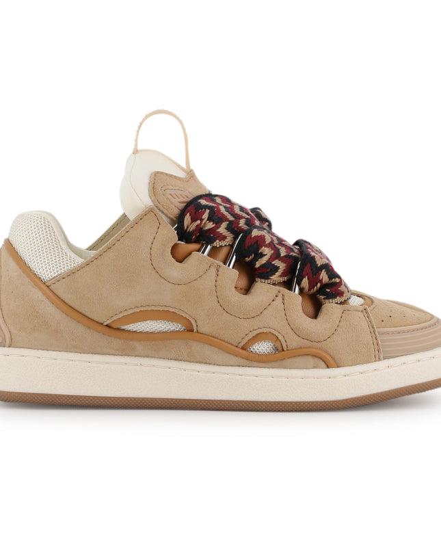kids atelier lanvin Beige Low‑Top Trainers