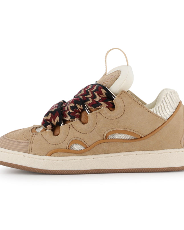kids atelier lanvin Beige Low‑Top Trainers