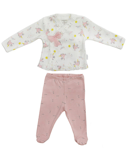 Andy Wawa-ECRU-BABY SET 2 PCS SET UNICORN-AC22715