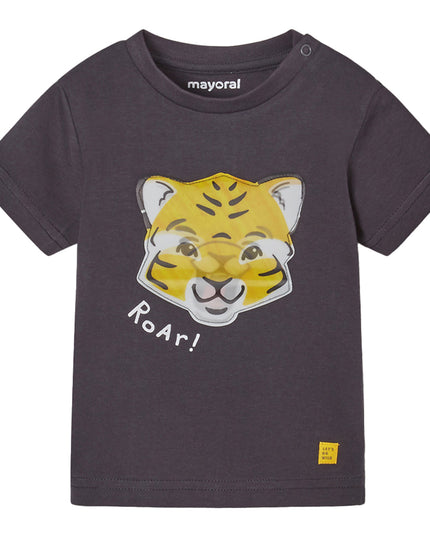 MAYORAL-S/S T-SHIRT-1014-65-DARK GRAY