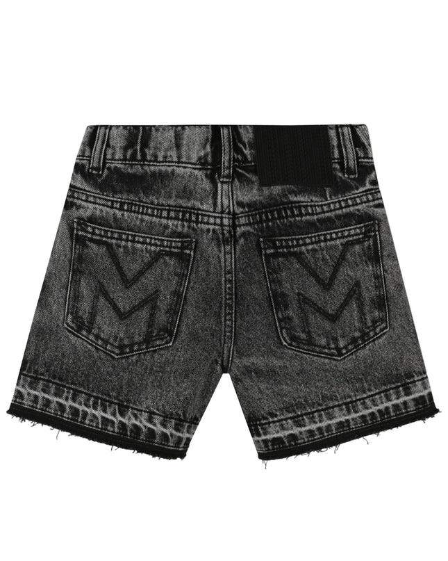 Kids Atelier-Marc Jacobs-Black Denim Shorts