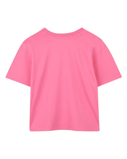 Kids Atelier-Marc Jacobs-Girls Pink Logo T-Shirt