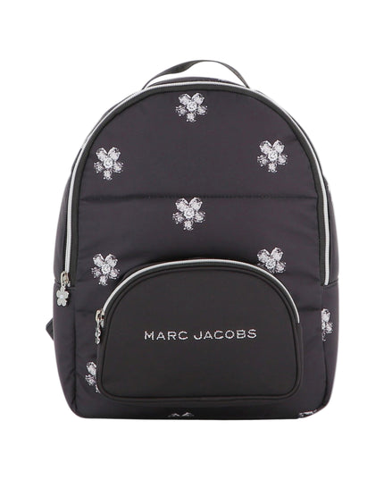 Kids Atelier-Marc Jacobs-Girls Black Logo Backpack