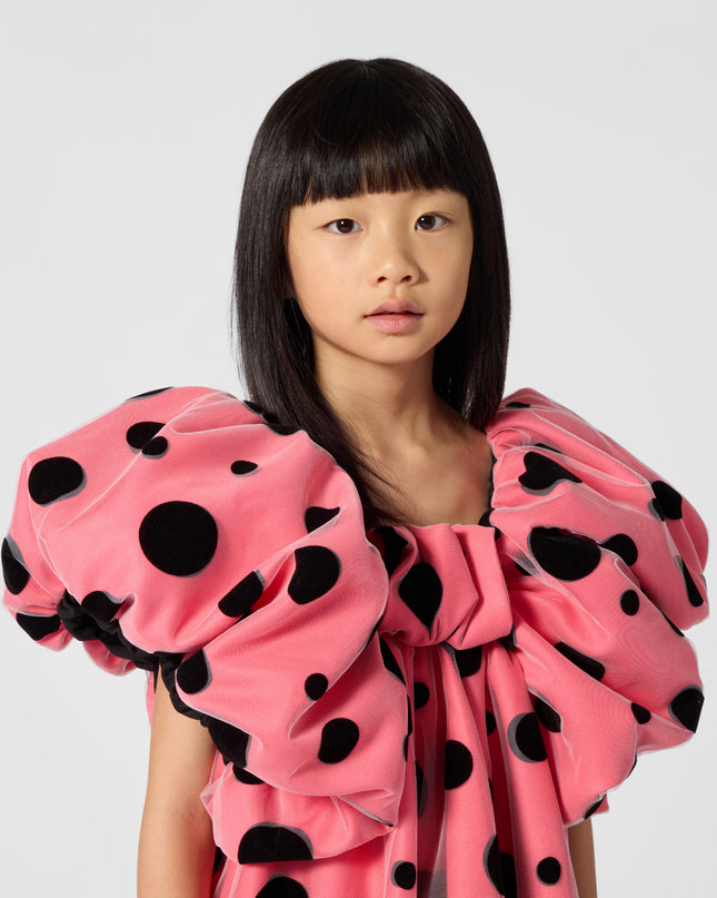Kids Atelier MARC JACOBS Pink Polka-Dot Occasion Dress