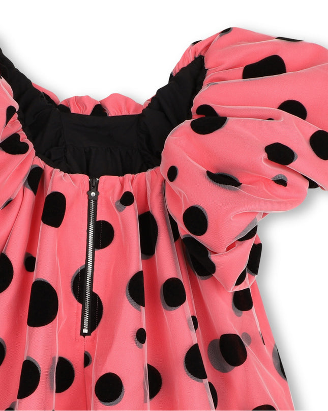 Kids Atelier MARC JACOBS Pink Polka-Dot Occasion Dress