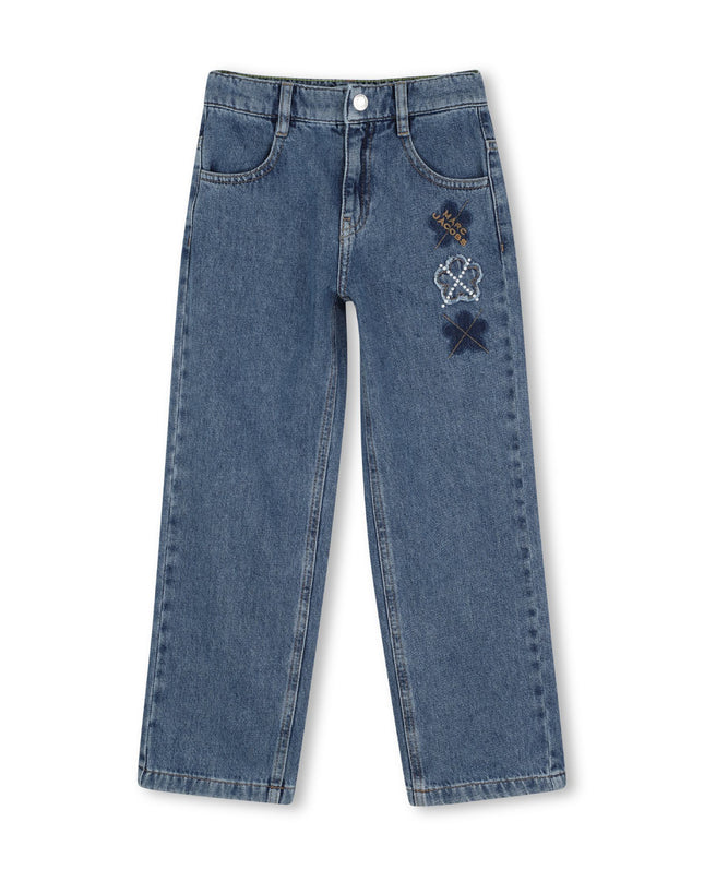 Kids Atelier MARC JACOBS Blue Daisy Denim Jeans