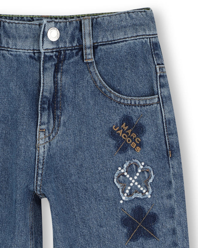 Kids Atelier MARC JACOBS Blue Daisy Denim Jeans