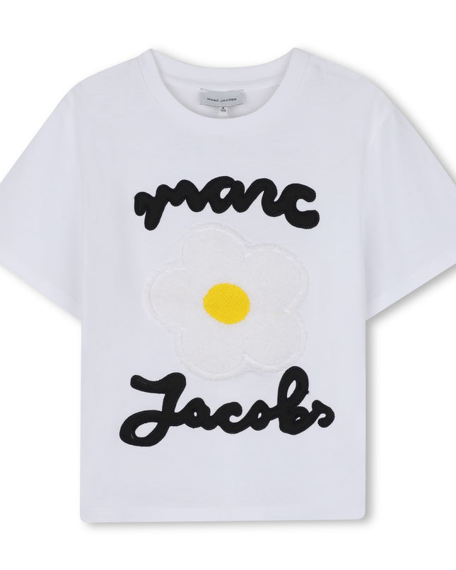 Kids Atelier MARC JACOBS White Daisy Logo Tee