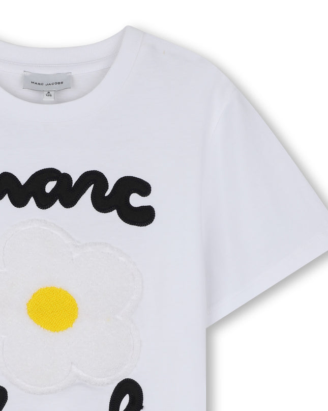 Kids Atelier MARC JACOBS White Daisy Logo Tee