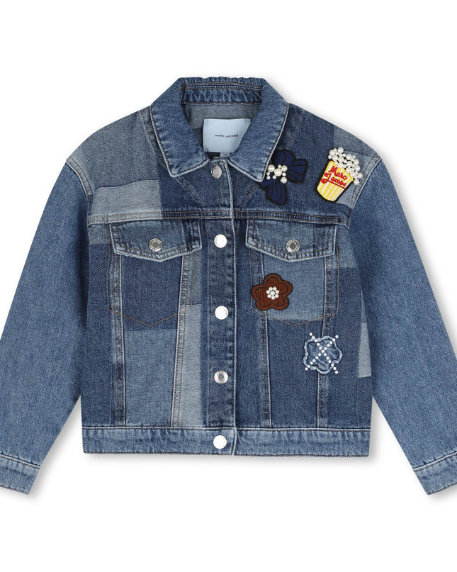 Kids Atelier MARC JACOBS Blue Patchwork Denim Jacket