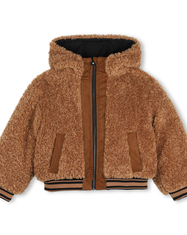 Kids Atelier MARC JACOBS Brown Reversible Teddy Jacket