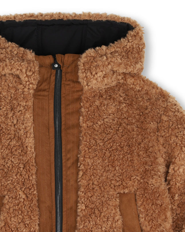 Kids Atelier MARC JACOBS Brown Reversible Teddy Jacket