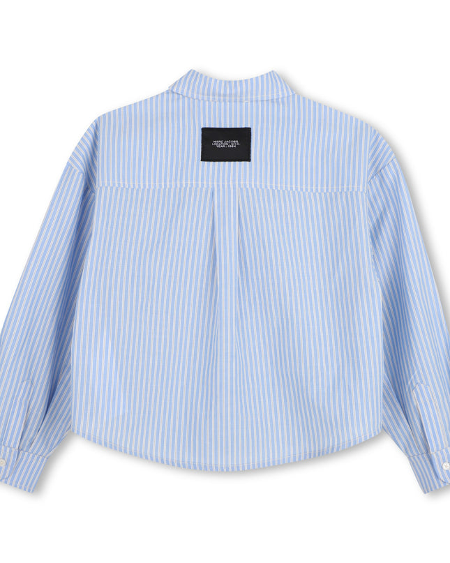 Kids Atelier MARC JACOBS Blue Striped Daisy Shirt