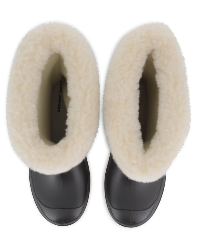 Kids Atelier MARC JACOBS Black Daisy Rain Boots